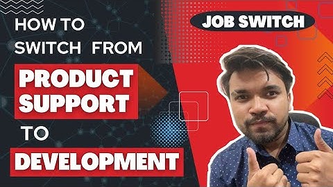 How To Switch From Product Support To Development | NitMan Talks