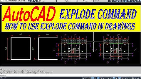 Explode#autocad #autocadinhindi #autocaddrafting #construction #autocaddrawing #cadsoftware 