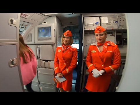 Airbus A321 а/к Аэрофлот | Рейс Санкт-Петербург - Москва