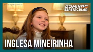 Menina inglesa faz sucesso ao falar português com sotaque mineiro