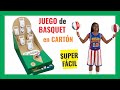 Como HACER un Juego de Basquetbol de Cartón 🏀 para niños | Juegos Caseros | Ondulé