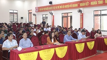 Vũ Quang : Hội nghị tập huấn nghiệp vụ công tác Mặt trận năm 2022
