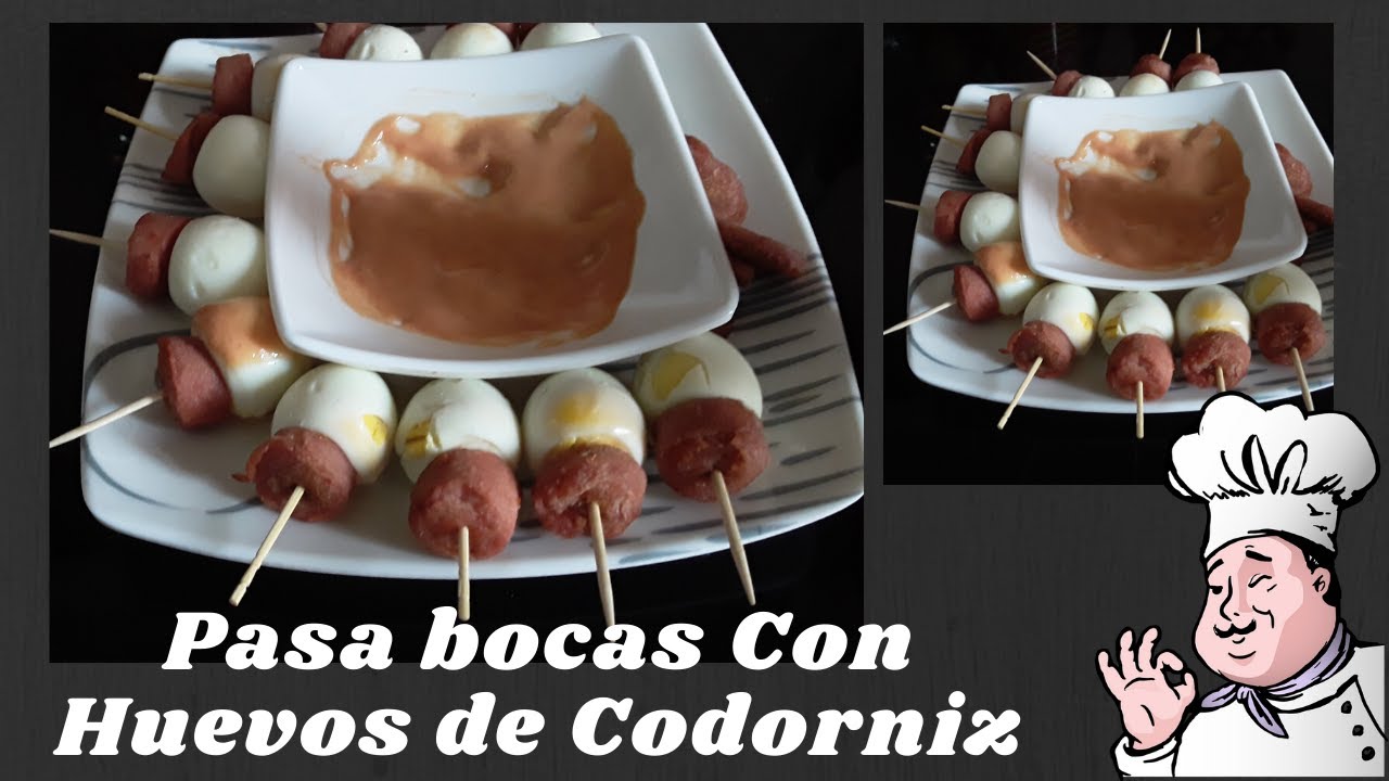 Bocaditos Para Fiesta con Huevos de Codorniz
