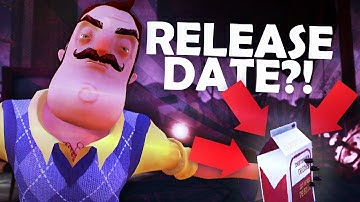 HELLO NEIGHBOR ALPHA 4 RELEASE DATE!!?! (Hello Neighbor Secrets! / Hello Neighbor Alpha 4 Gameplay)