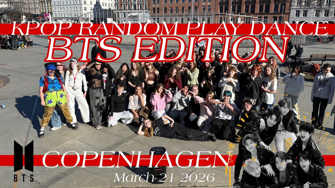 KPOP IN PUBLIC | DENMARK] Random Play Dance march 2026 BTS EDITION