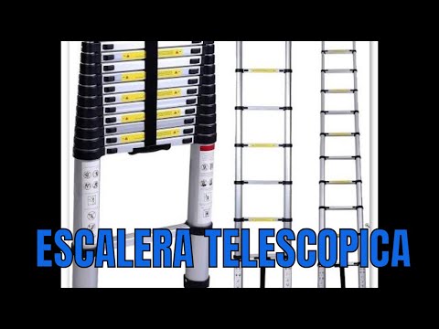 Video: Escalera Telescópica: Opción De Escalera Telescópica De Aluminio De 6-12 M Características De Los Modelos De 2 Y 3 Tramos Para Un Tramo De Escaleras. ¿Cuántos Pasos Hay?