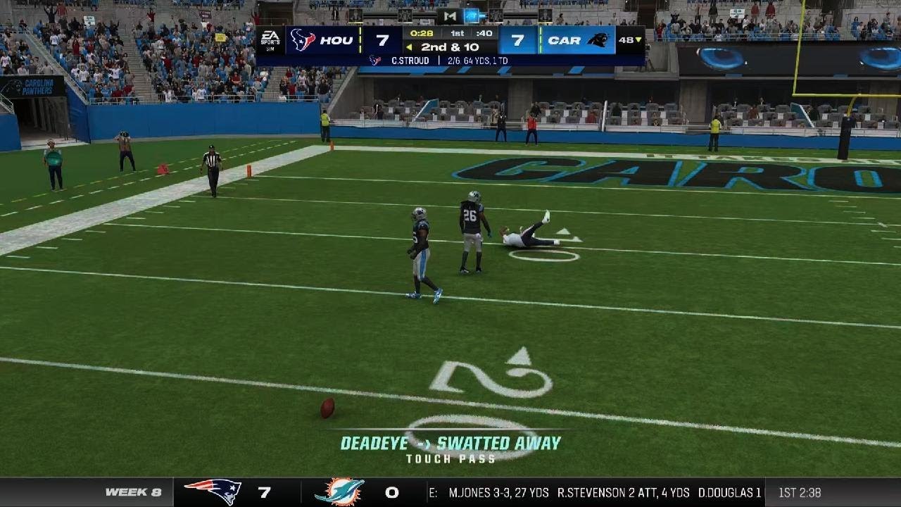 Madden NFL 24 Houston Texans vs Carolina Panthers Week 8 2024 season