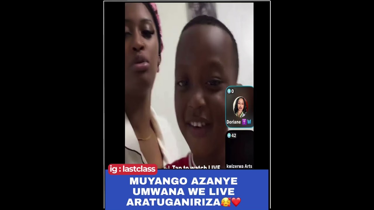 MUYANGO AZANYE UMWANA WE LIVE ARATUGANIRIZA😍