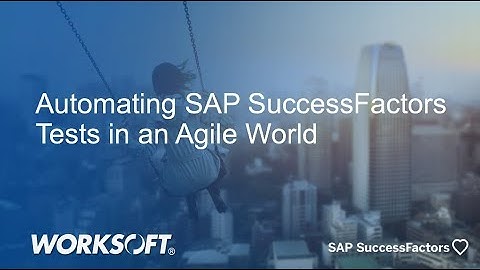 SuccessFactors Automated Testing