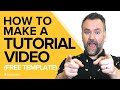 How to Make A Tutorial Video (FREE Template!)