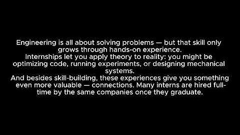 The Best Internship Opportunities for Engineers