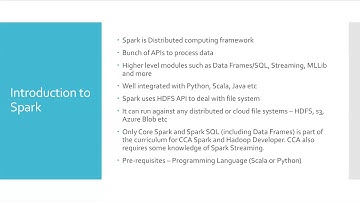 02 Apache Spark - Core APIs - Introduction to Spark