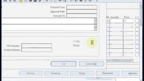 Oracle Apps Tutorial-7: Procure To Pay P2P Cycle    PO Quotation and Auto Create