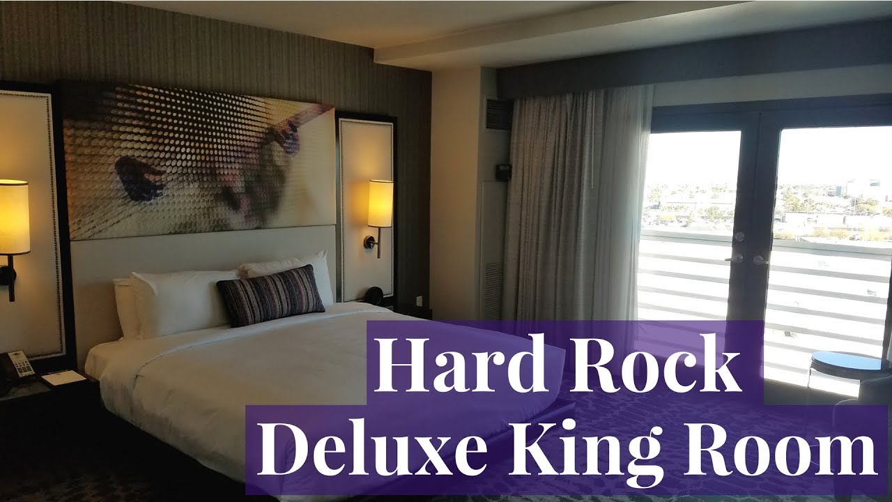 Hard Rock Hotel Las Vegas - Deluxe King Room | Casino Tower - YouTube