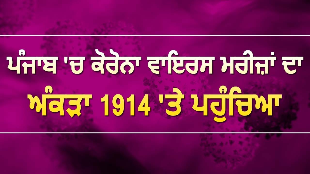 Punjab में Corona Positive मरीजों की गिनती हुयी 1914