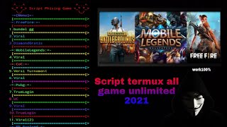 SCRIPT TERMUX ALL GAME 2021 UNLIMITED || Work100% screenshot 3