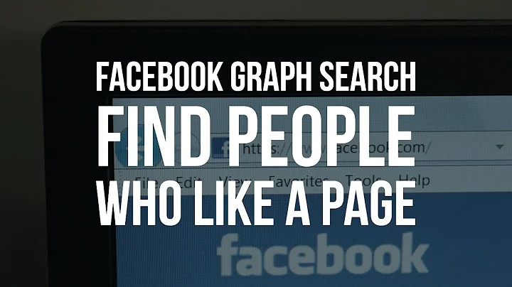 Facebook Graph Search: How to Find People Who Like a Page