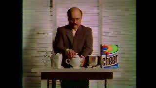 Cheer Detergent 1989 Commercial  Chinese Food Spilled On Neck Tie