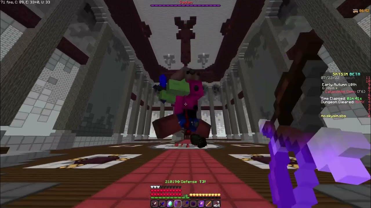 hypixel skyblock sandbox) or skysim server review) - YouTube