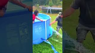 Amazing Way To Say Goodbye To Your Swimming Pool 😱