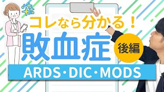 【看護学生が苦手としやすい！】敗血症とARDS・DIC・MODSの関係性②