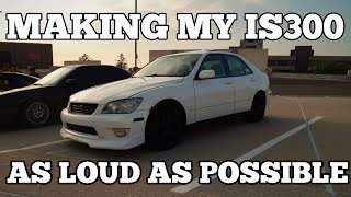 Lexus IS300 Header install Is300 Header Install