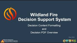 Decision Content Formatting and Decision PDF Overview