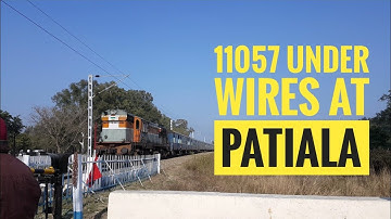 Over 4 hours late running CSMT ASR 11057 under wires