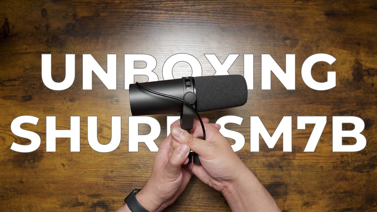 新品未開封!SHURE SM7B Genuine Shure SM7B Unboxing (2024) - YouTube