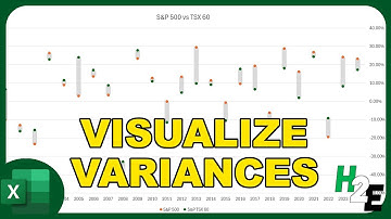 How to Create Excel Charts to Visualize Variances in Stock Performance