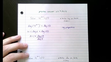 Solving Exponential Equations #2