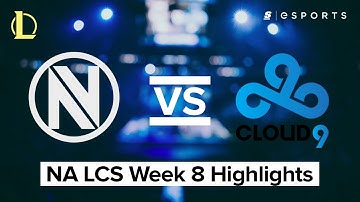 HIGHLIGHTS: Team EnvyUs vs. Cloud9 (2017 NA LCS Spring)