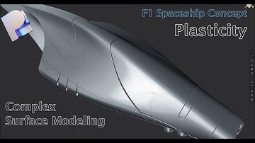 Plasticity 3D Tutorial | Fast Spaceship Concept | Surface Modeling  (Quicktip23)