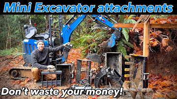 Which Mini Chinese Excavator Attachments worth buying? #miniexcavator
