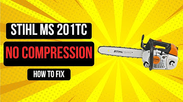How to Fix No Compression on STIHL MS201TC | Complete Engine Rebuild