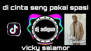 DJ cinta seng pakai spasi - vicky salamor ( dj adigun remix )