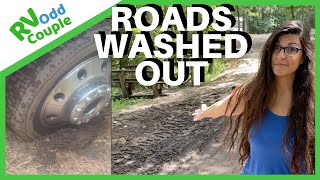 Stuck in Mud!  Hurricane Campground Struggles...