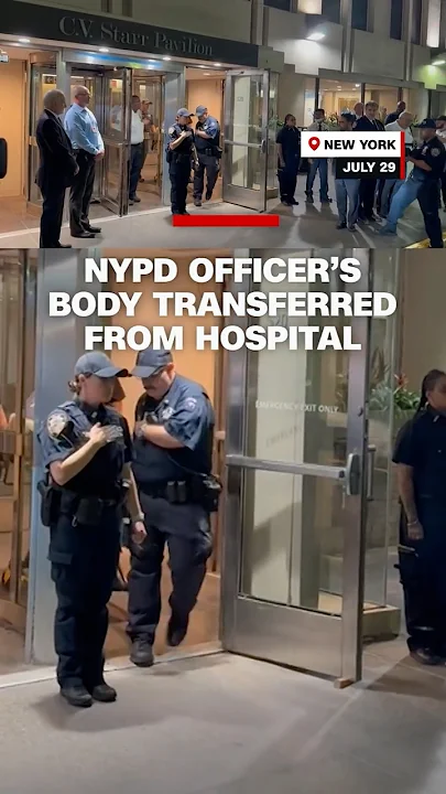 NYPD officer’s body transferred from hospital