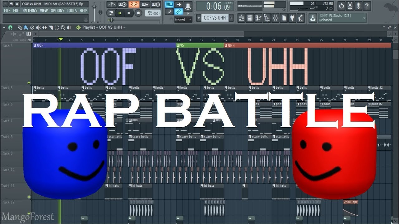 Oof Vs Uhh Midi Art Rap Battle Youtube - um is that a roblox oof death reference huh onepiece