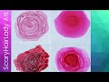 #97 How to make 3 different Roses & Infinity Ring with Alcohol Ink plus Alcohol and/or Pinata Blanco