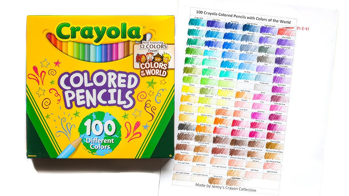 50 Twistable Crayola Colored Pencils