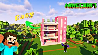 Minecraft Large MODERN House TUTORIAL🏠