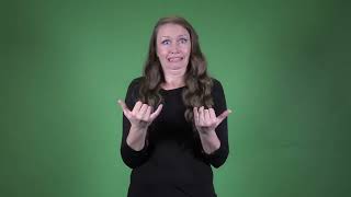 idiomatic expression clip 20 ASL
