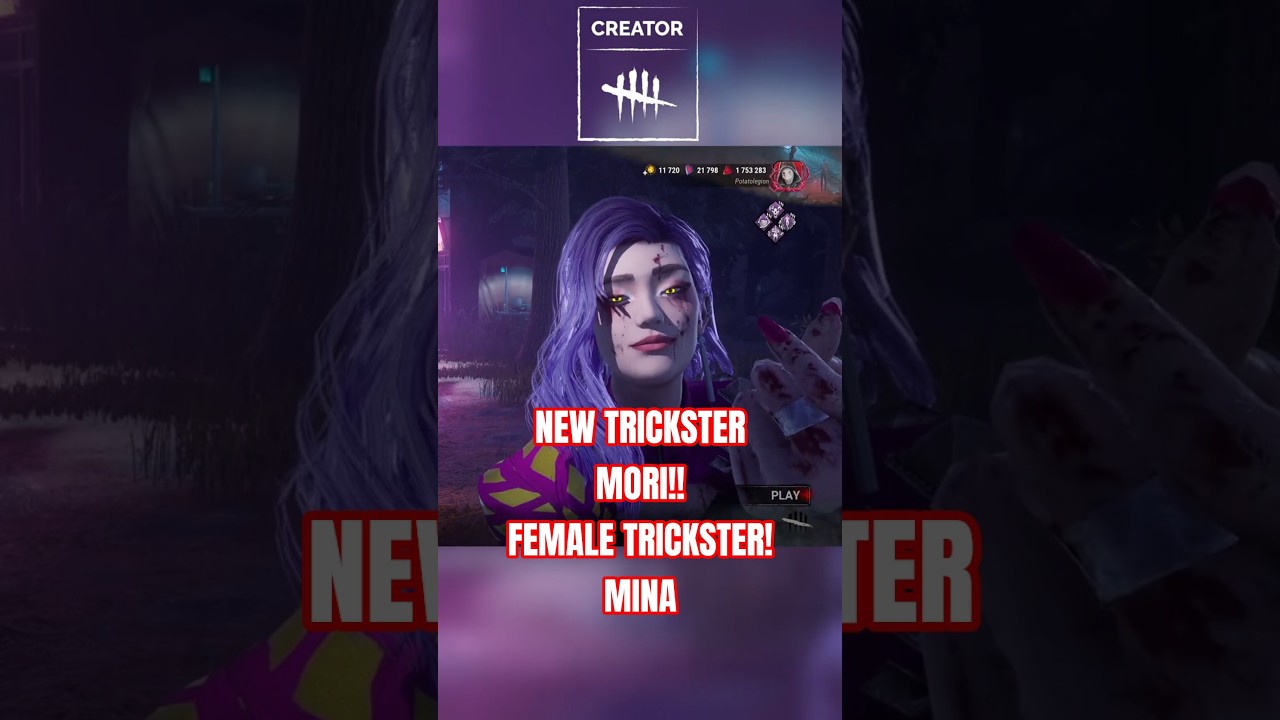 FEMALE TRICKSTER MORI! MINA! #dbd #dbdcreator #deadbydaylight #dbdclips