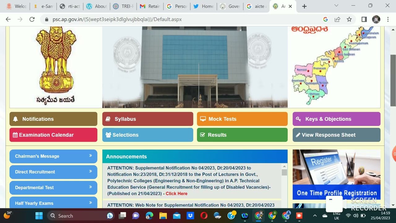 APPSC Polytechnic lecturer Notification