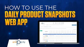 How to use the Daily Product Snapshot Web App screenshot 1