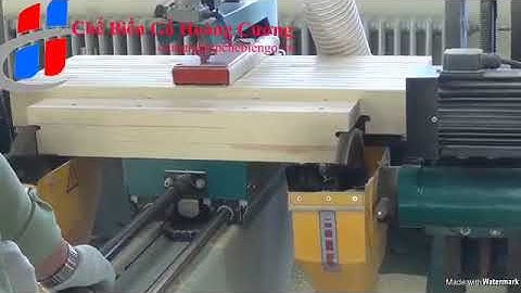 MÁY CắT RÃNH + PHAY 2 ĐẦU