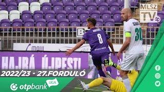 Újpest FC - Paksi FC | 3-2 | (2-1) | OTP Bank Liga | 27. forduló | MLSZTV