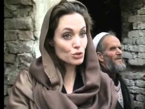 UNHCR Goodwill Ambassador Angelina Jolie Visits re...