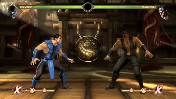 Sub Zero Combo comparison X-Ray dash cancel combo